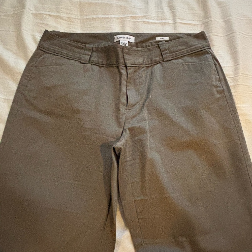 Calvin Klein gray khaki slacks
